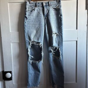 American Eagle Mom Jeans Size 0